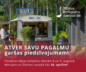 Mājas kafejnīcu dienas 2026