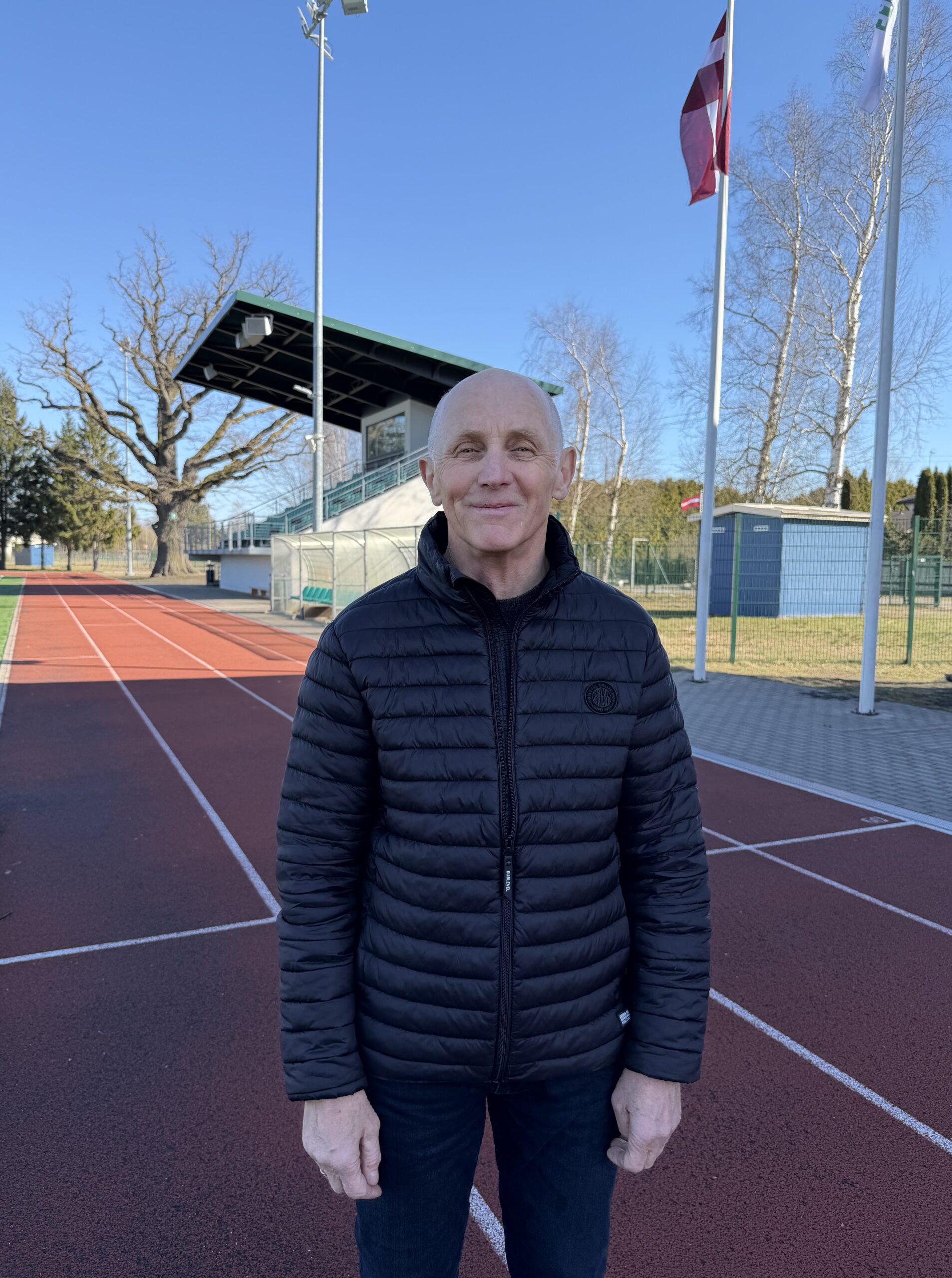 Jānis Lagzdkalns Mārupes Valsts ģimnāzijas sporta stadionā