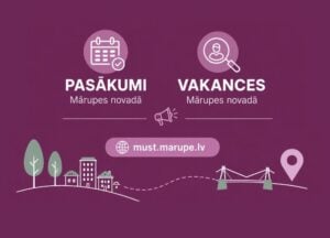 Aicinām publicēt vakances un pasākumus Mārupes novadā