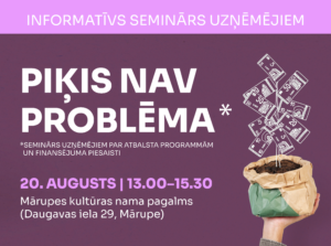 Informatīvs seminārs - Piķis nav problēma