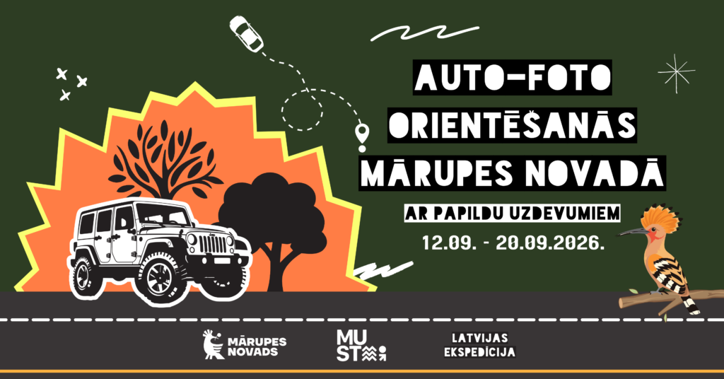 Auto-foto orientēšanās Mārupes novadā
